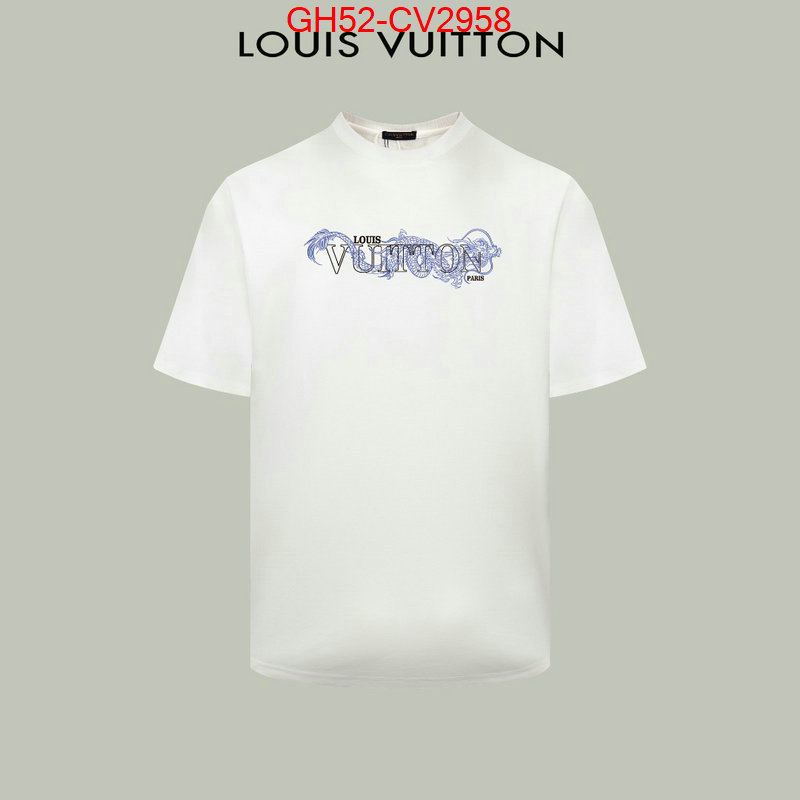 Clothing-LV shop designer replica ID: CV2958 $: 52USD