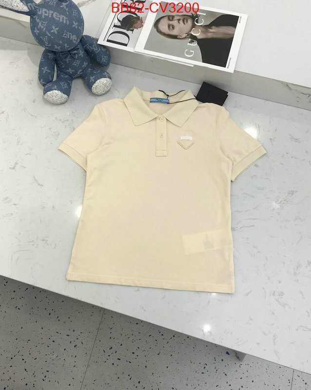 Clothing-Prada aaaaa class replica ID: CV3200 $: 82USD
