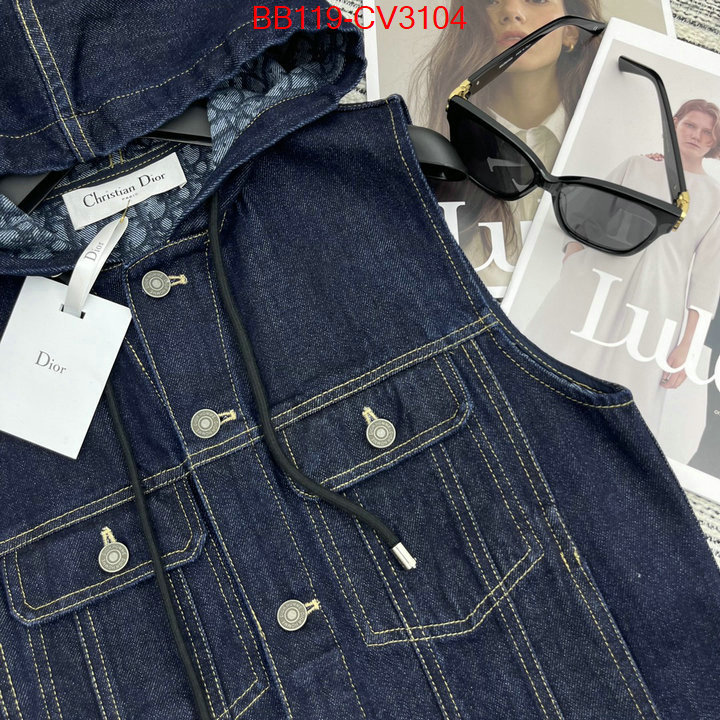 Clothing-Dior best quality fake ID: CV3104 $: 119USD