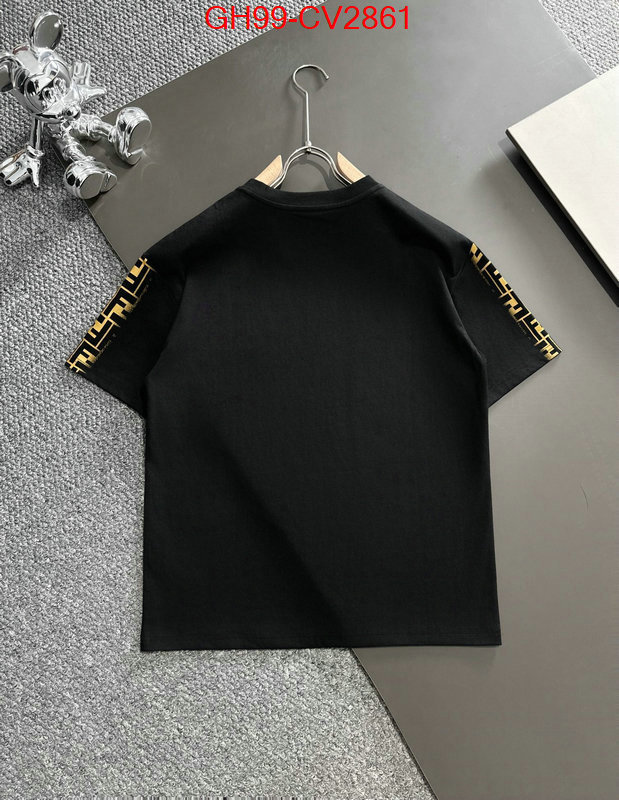 Clothing-Fendi brand designer replica ID: CV2861 $: 99USD