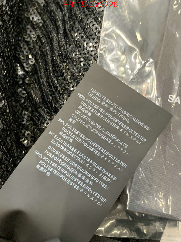 Clothing-YSL online sales ID: CV3226 $: 115USD