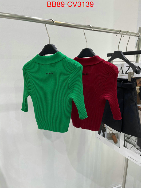 Clothing-Gucci buy best quality replica ID: CV3139 $: 89USD