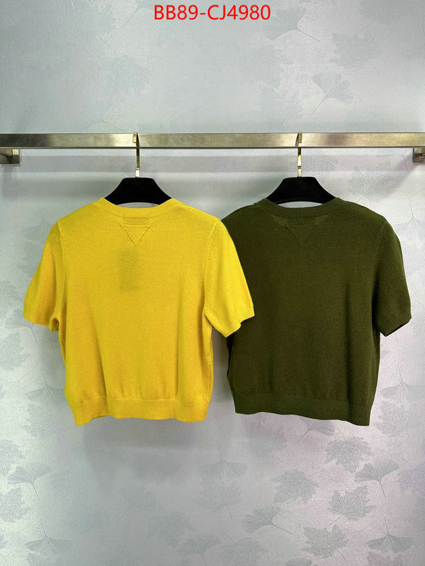 Clothing-Prada top quality website ID: CJ4980 $: 89USD