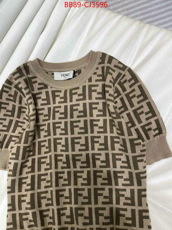 Clothing-Fendi wholesale replica shop ID: CJ3596 $: 89USD