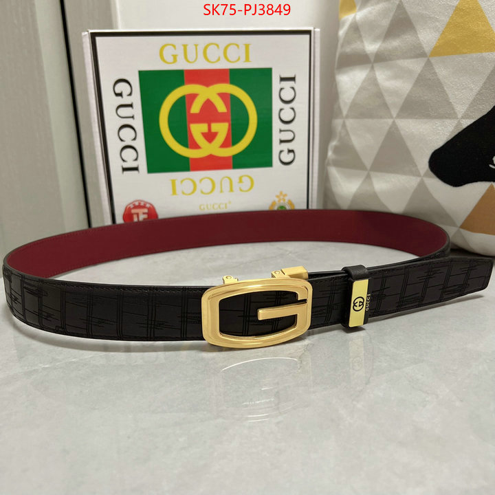 Belts-Gucci buy best high-quality ID: PJ3849 $: 75USD