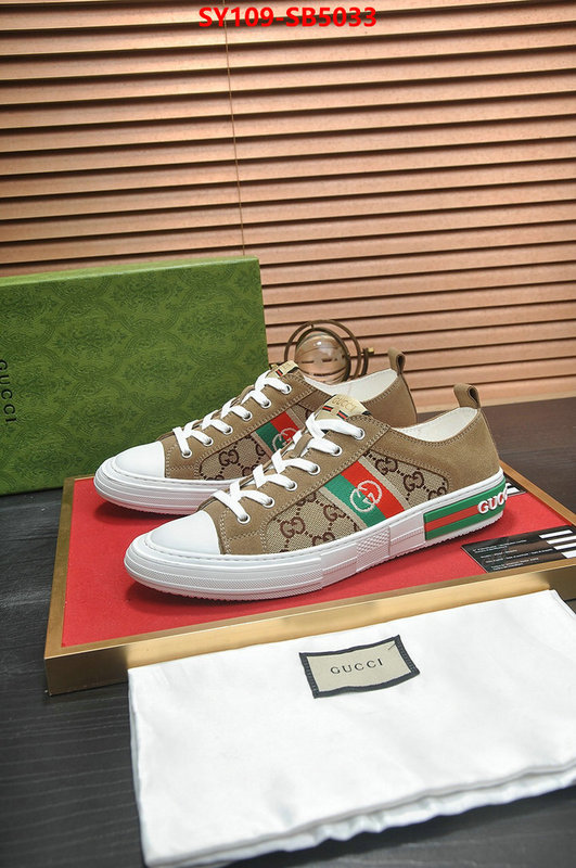 Men Shoes-Gucci fake aaaaa ID: SB5033 $: 109USD