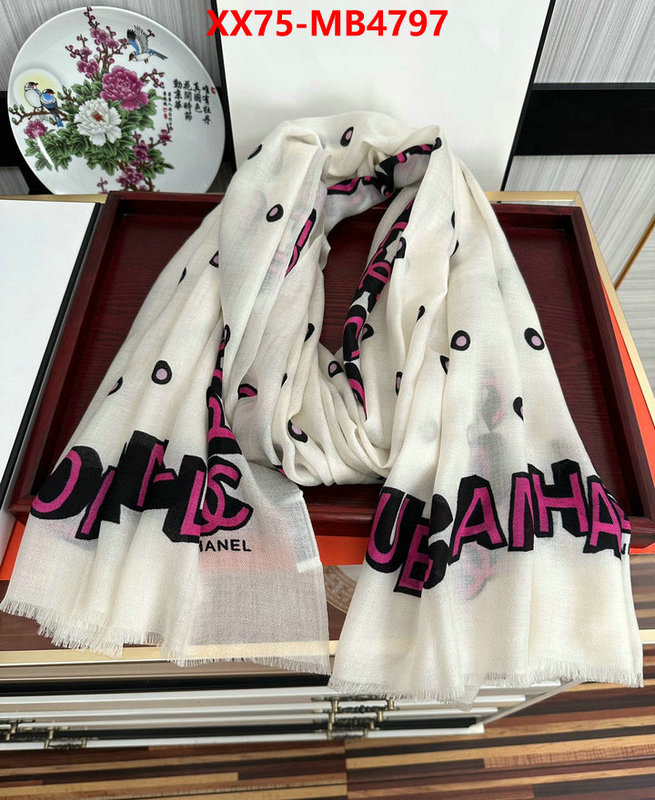 Scarf-Chanel replica 1:1 high quality ID: MB4797 $: 75USD