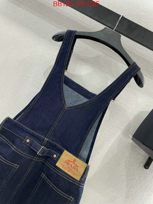 Clothing-Prada wholesale ID: CV3195 $: 125USD