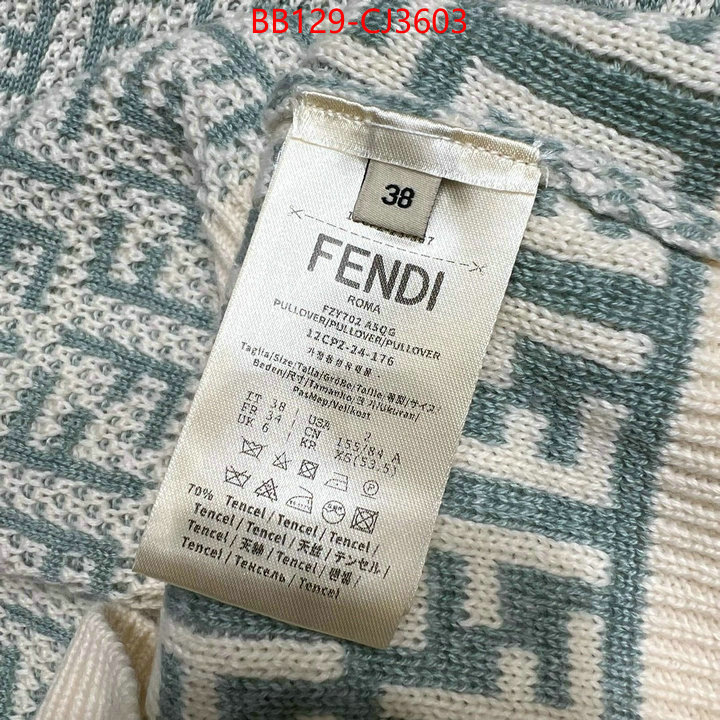 Clothing-Fendi perfect replica ID: CJ3603 $: 129USD