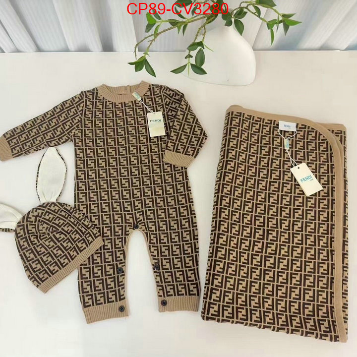 Kids clothing-Fendi outlet 1:1 replica ID: CV3280 $: 89USD