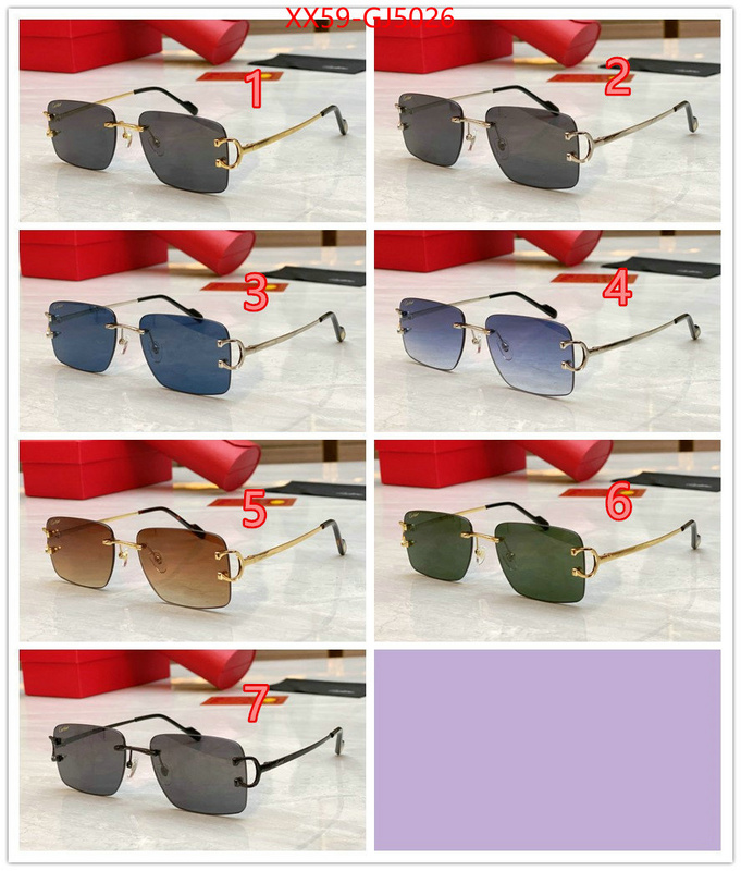 Glasses-Cartier aaaaa replica ID: GJ5026 $: 59USD