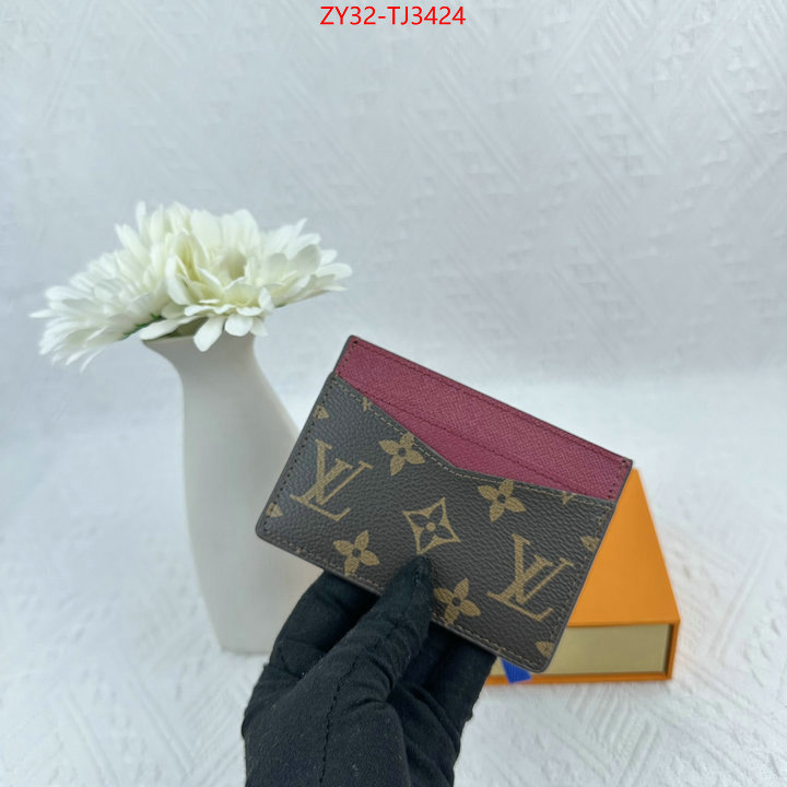 LV Bags(4A)-Wallet cheap high quality replica ID: TJ3424 $: 32USD,