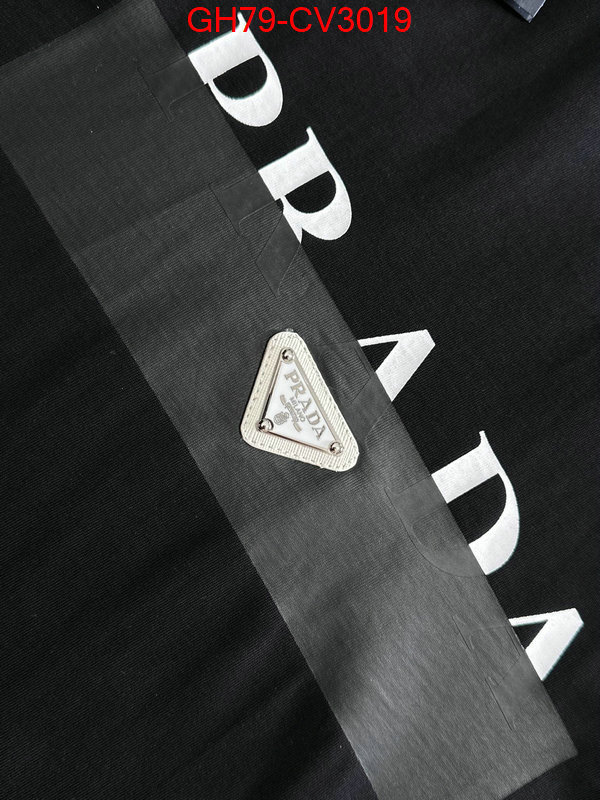 Clothing-Prada best knockoff ID: CV3019 $: 79USD