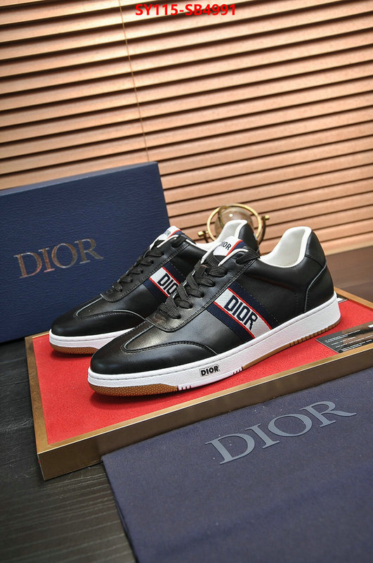 Men shoes-Dior fake designer ID: SB4991 $: 115USD