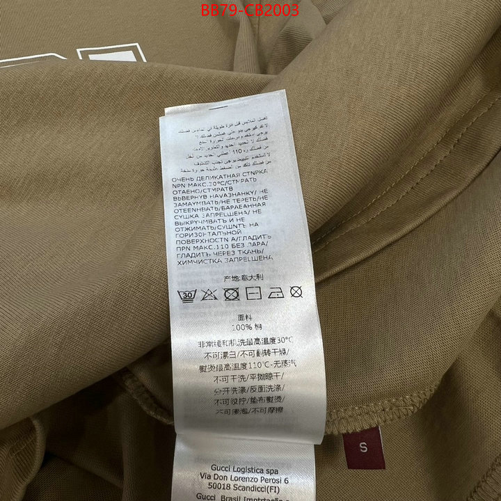 Clothing-Gucci cheap online best designer ID: CB2003 $: 79USD