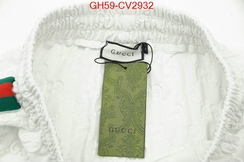 Clothing-Gucci wholesale replica shop ID: CV2932 $: 59USD