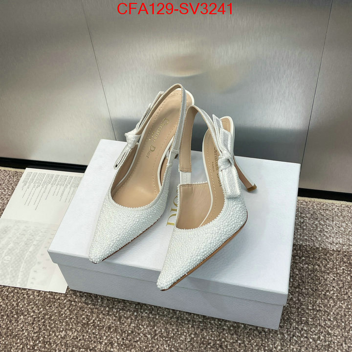 Women Shoes-Dior shop cheap high quality 1:1 replica ID: SV3241 $: 129USD