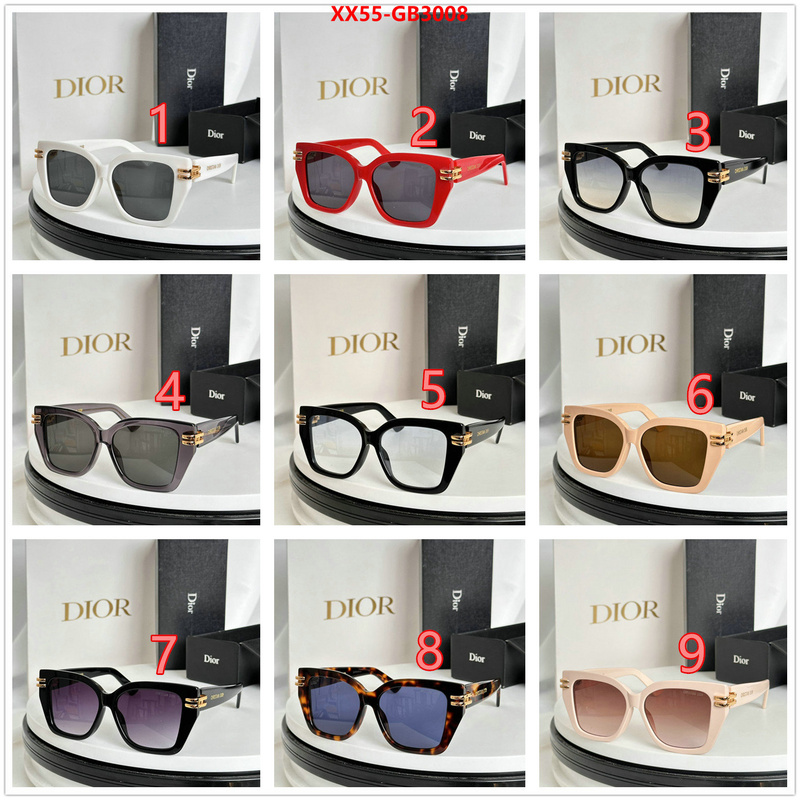 Glasses-Dior top quality designer replica ID: GB3008 $: 55USD