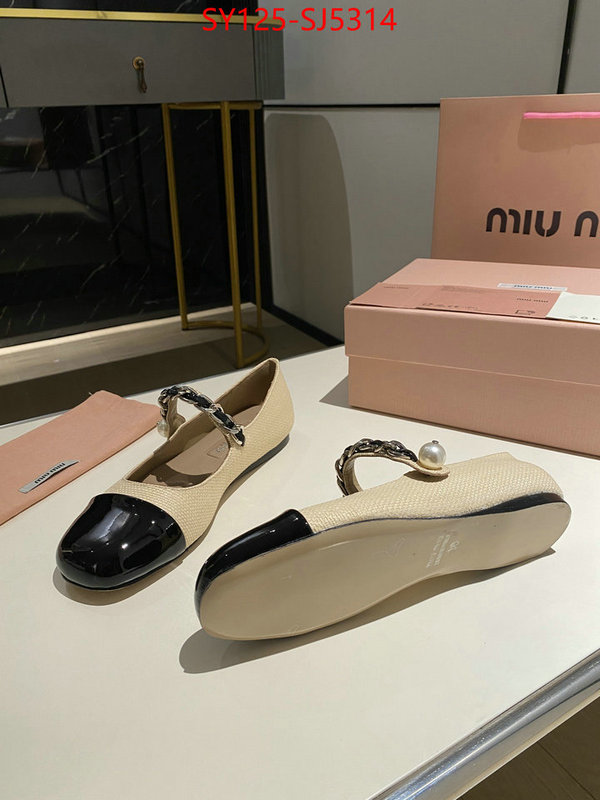 Women Shoes-Miu Miu unsurpassed quality ID: SJ5314 $: 125USD