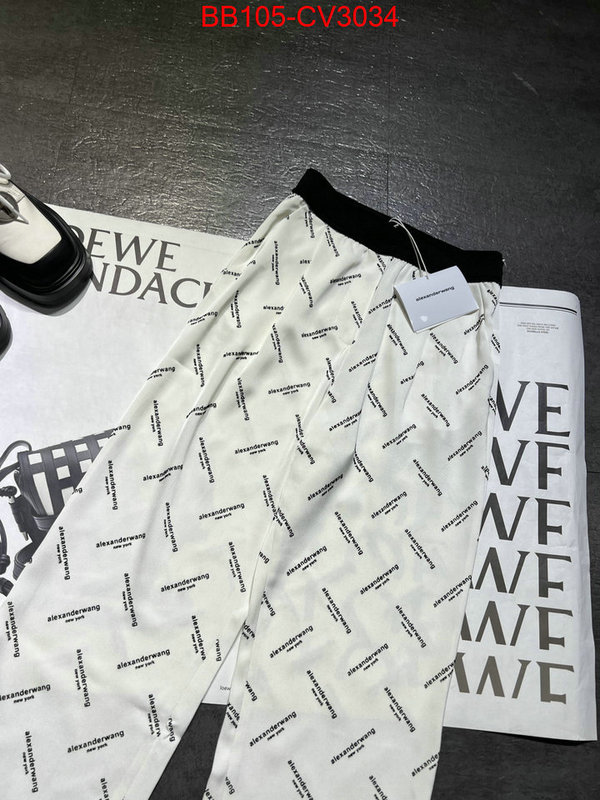 Clothing-Alexander Wang replica designer ID: CV3034 $: 105USD