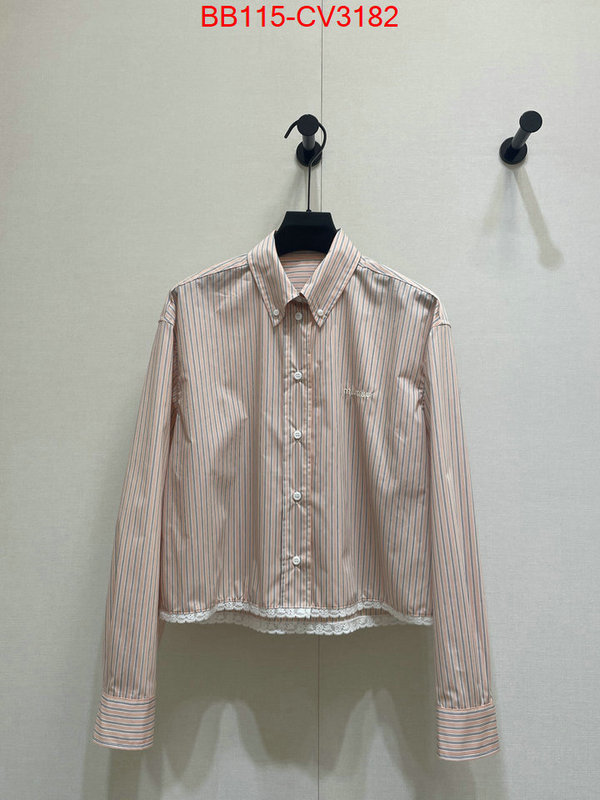 Clothing-MIU MIU top sale ID: CV3182 $: 115USD