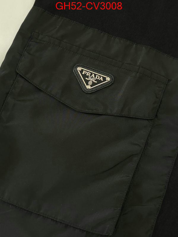 Clothing-Prada online sale ID: CV3008 $: 52USD