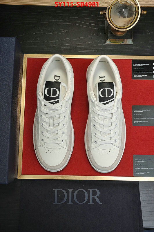 Men shoes-Dior designer 1:1 replica ID: SB4981 $: 115USD