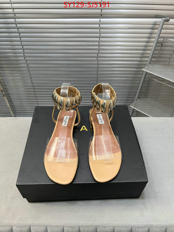 Women Shoes-ALAIA aaaaa+ replica designer ID: SJ5191 $: 129USD