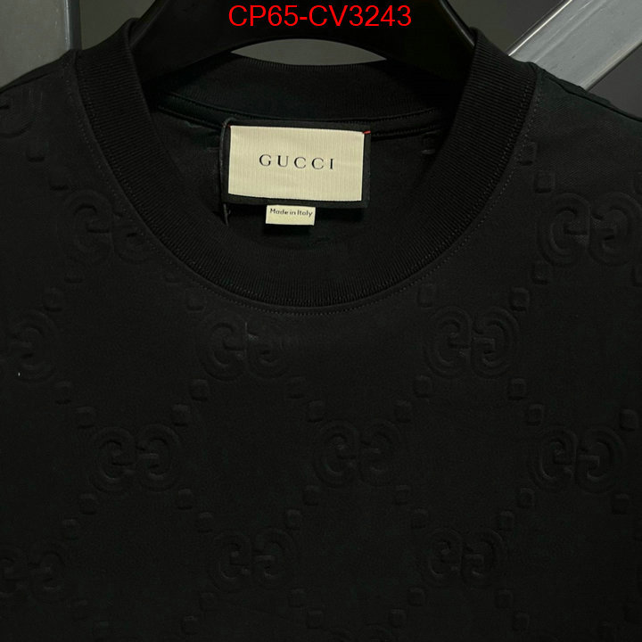 Clothing-Gucci replica wholesale ID: CV3243 $: 65USD