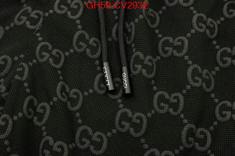 Clothing-Gucci wholesale replica shop ID: CV2932 $: 59USD
