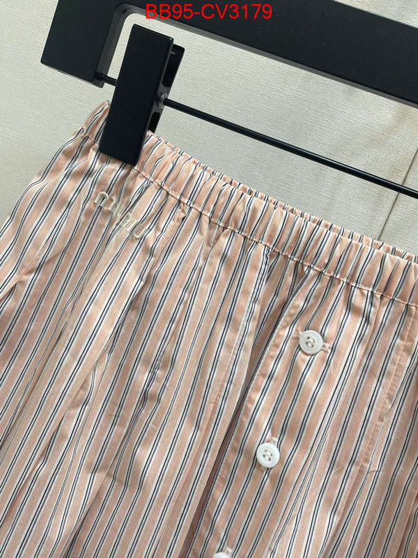 Clothing-MIU MIU designer 7 star replica ID: CV3179 $: 95USD