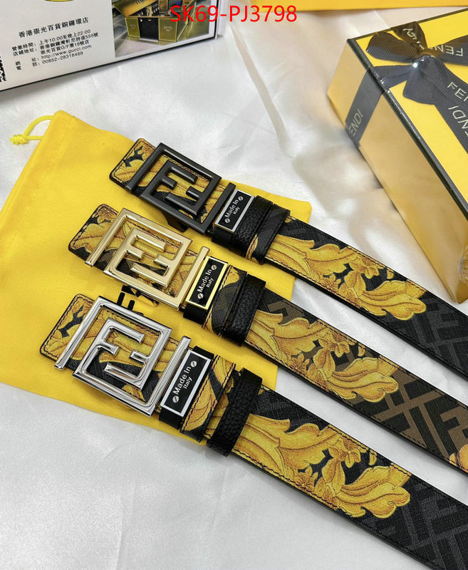 Belts-Fendi fake high quality ID: PJ3798 $: 69USD