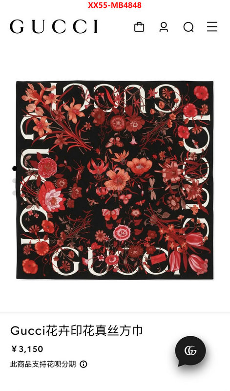 Scarf-Gucci 7 star ID: MB4848 $: 55USD