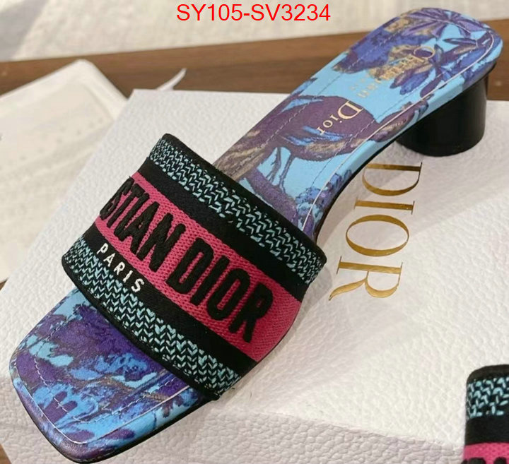 Women Shoes-Dior luxury fake ID: SV3234 $: 105USD