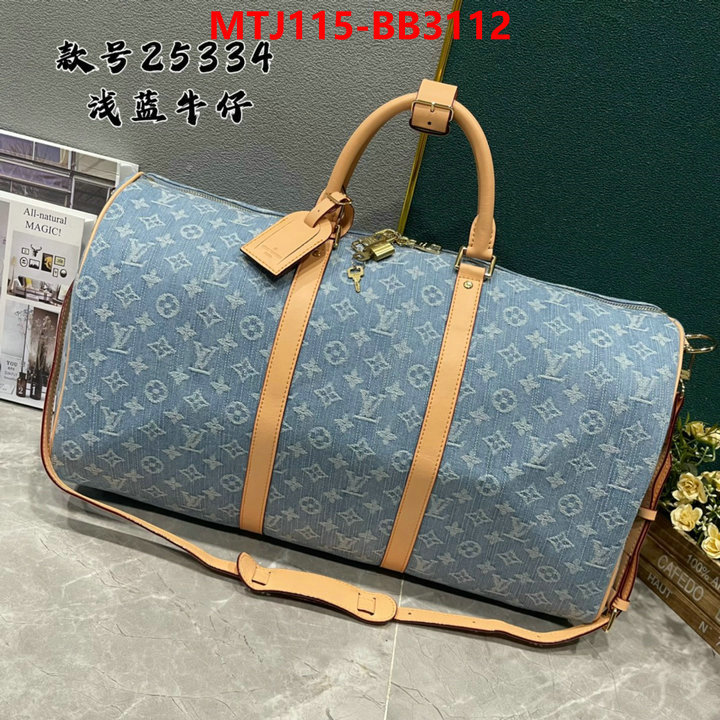 LV Bags(4A)-Keepall BandouliRe 45-50- fake cheap best online ID: BB3112 $: 115USD,