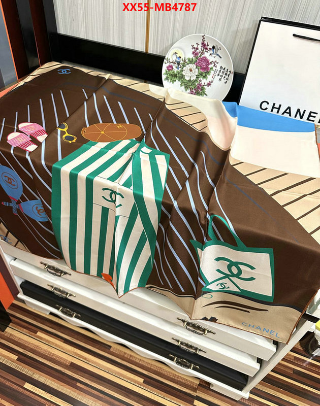 Scarf-Chanel quality replica ID: MB4787 $: 55USD