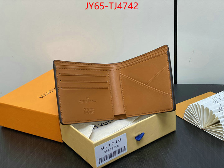 LV Bags(TOP)-Wallet unsurpassed quality ID: TJ4742 $: 65USD,