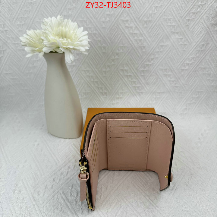 LV Bags(4A)-Wallet replica 1:1 ID: TJ3403 $: 32USD,