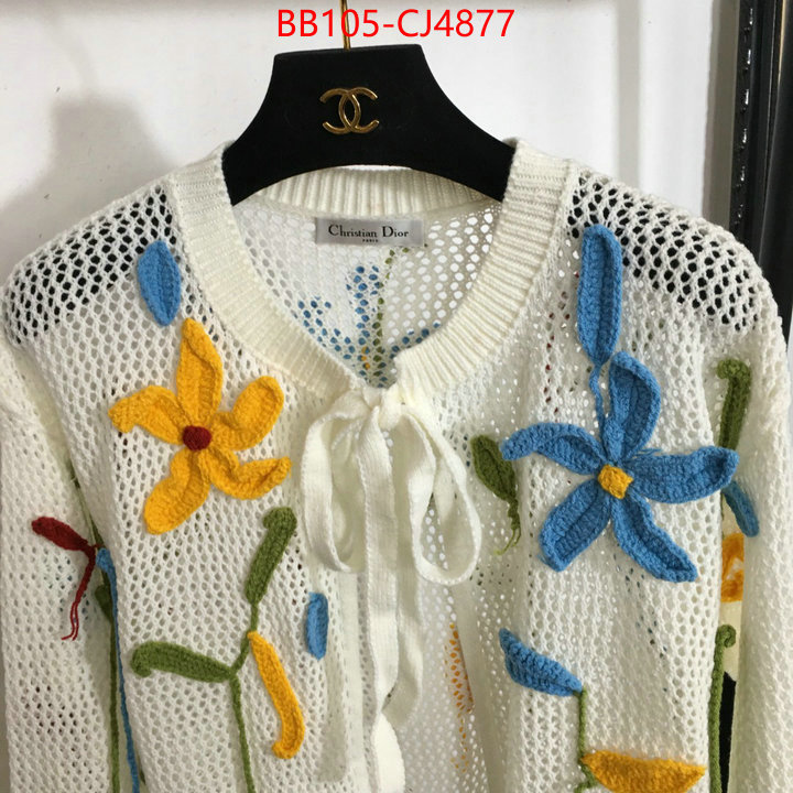 Clothing-Dior highest product quality ID: CJ4877 $: 105USD