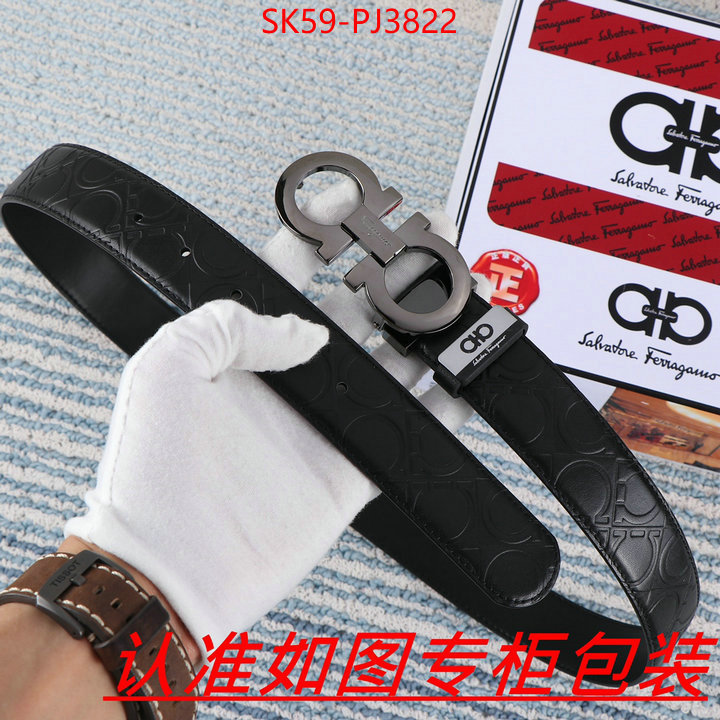 Belts-Ferragamo wholesale designer shop ID: PJ3822 $: 59USD