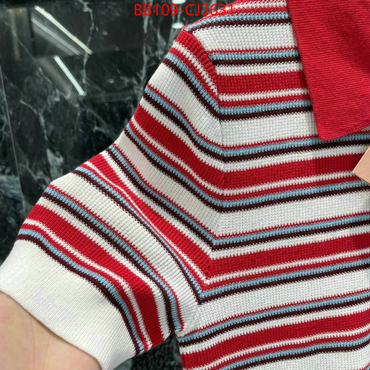 Clothing-MIU MIU top fake designer ID: CJ3631 $: 109USD