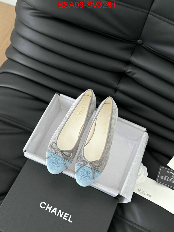 Women Shoes-Chanel copy aaaaa ID: SV3261 $: 99USD