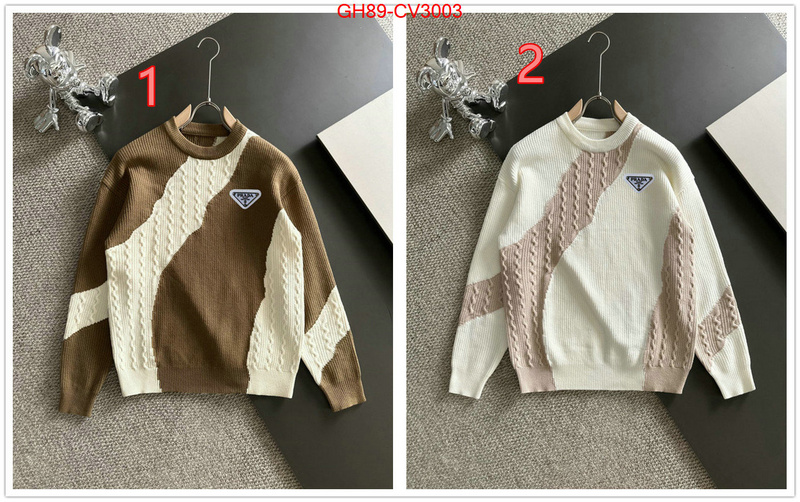 Clothing-Prada how quality ID: CV3003 $: 89USD
