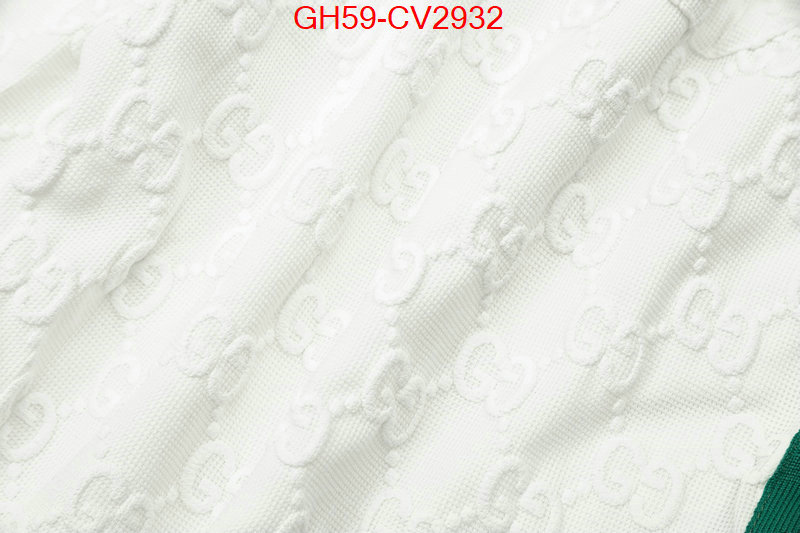 Clothing-Gucci wholesale replica shop ID: CV2932 $: 59USD