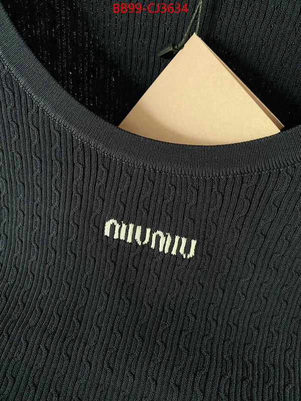 Clothing-MIU MIU high ID: CJ3634 $: 99USD