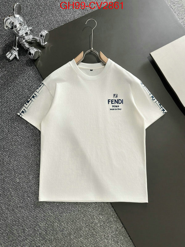 Clothing-Fendi brand designer replica ID: CV2861 $: 99USD