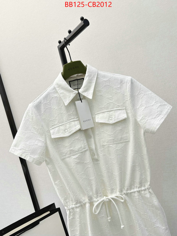 Clothing-Gucci what's the best place to buy replica ID: CB2012 $: 125USD
