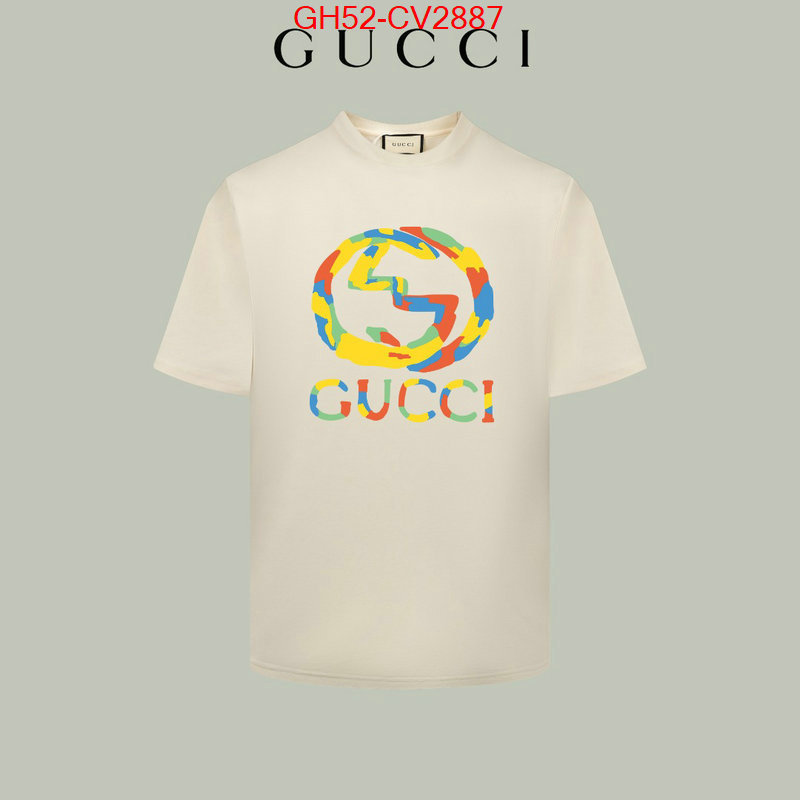 Clothing-Gucci can you buy knockoff ID: CV2887 $: 52USD