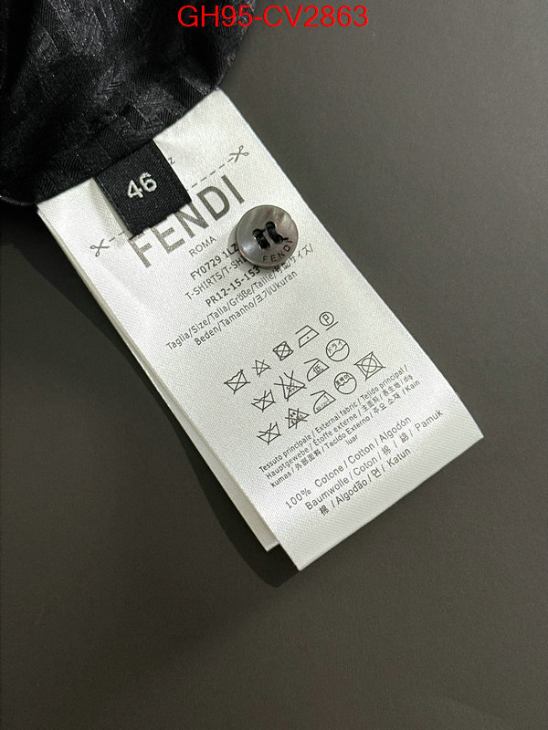 Clothing-Fendi shop designer ID: CV2863 $: 95USD