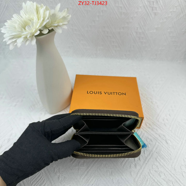 LV Bags(4A)-Wallet shop cheap high quality 1:1 replica ID: TJ3423 $: 32USD,